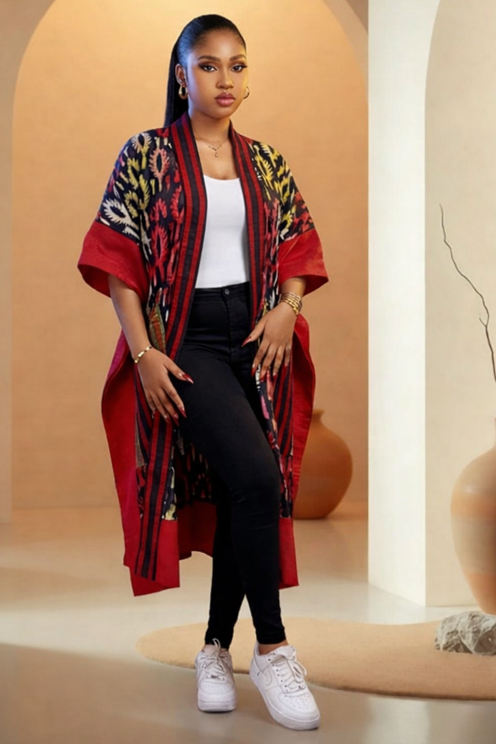 Calyra Adire Kimono