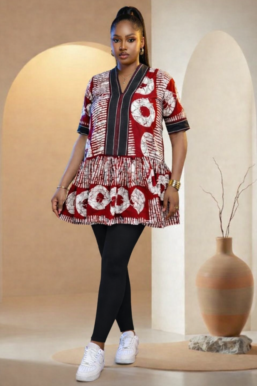 Awuke Ankara Short Dress