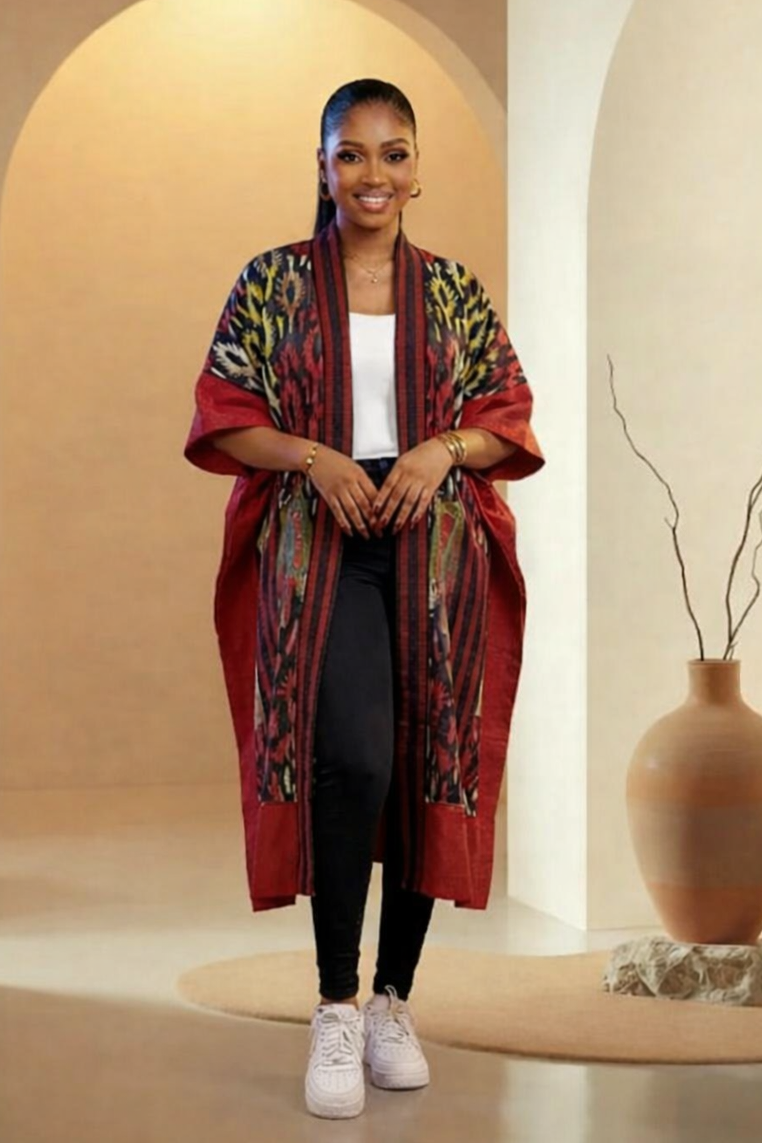 Calyra Adire Kimono